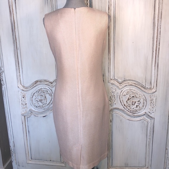 Linda Allard for Ellen Tracy Textured Sleeveless Sheath Dress with Sheer Duster - Picture 12 of 16